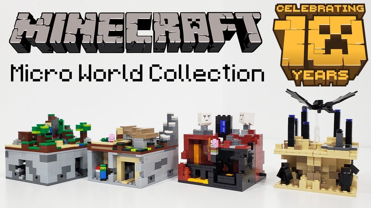 Lego Minecraft Microworld редкий коллекционный винтажный инвестиционный набор