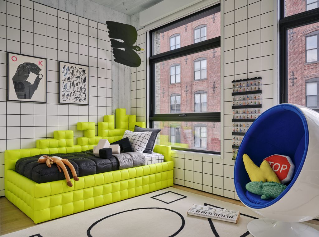 Stylish LEGO decor modern home interior design