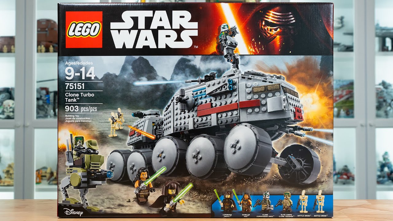 коробка lego 75151 турботанк клонов вид спереди и сзади коробка lego 75151 турботанк клонов вид спереди и сзади