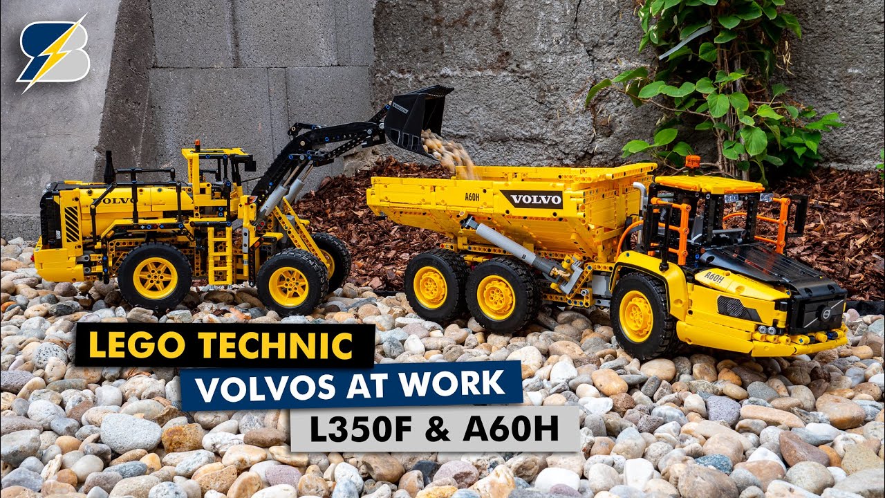 коробка lego technic 42114 volvo a60h на столе