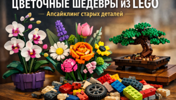 Lego botanical masterpieces upcycling old bricks